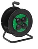 Миниатюра фото катушка пластиковая эра rp-4e-ip44 для подключения провода 4 розетки c заземлением с защитными крышками б0055423 | 220svet.ru
