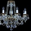 Миниатюра фото подвесная люстра artglass demeter viii. polished ce | 220svet.ru