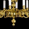 Миниатюра фото подвесная люстра artglass mona x. brass antique | 220svet.ru