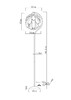 Миниатюра фото торшер moderli v11013-f | 220svet.ru
