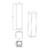 Миниатюра фото ландшафтный светильник arte lamp belfast a4569fn-1bk | 220svet.ru