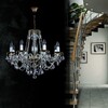 Миниатюра фото подвесная люстра artglass demeter viii. polished ce | 220svet.ru