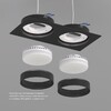 Миниатюра фото встраиваемый светильник denkirs flat dk2092-bk | 220svet.ru