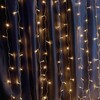 Миниатюра фото светодиодная гирлянда feron занавес 230v 2700k теплый белый без мерцания cl19 32328 | 220svet.ru