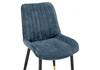Миниатюра фото стул на металлокаркасе woodville seda 1 blue / black / gold 15774 | 220svet.ru