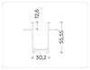 Миниатюра фото шинопровод встраиваемый в гкл однофазный ambrella light track system magnetic 220v gl1012 | 220svet.ru