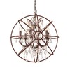Миниатюра фото подвесная люстра loft it foucaults orb crystal loft1897/6 | 220svet.ru