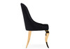 Миниатюра фото стул woodville gustav black / gold 15384 | 220svet.ru