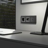 Миниатюра фото накладка для розетки usb werkel hammer черные w1279508 | 220svet.ru