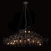 Миниатюра фото подвесная люстра loft it bijout 10067/1500 bk | 220svet.ru