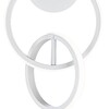Миниатюра фото настенный светодиодный светильник escada relation 10230/sg led white | 220svet.ru