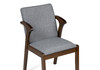 Миниатюра фото стул деревянный woodville artis cappuccino / grey 15414 | 220svet.ru