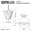 Миниатюра фото уличный подвесной светильник citilux forts clu09s | 220svet.ru