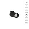Миниатюра фото встраиваемый светильник arte lamp presto a6381pl-1bk | 220svet.ru