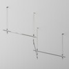 Миниатюра фото шинопровод магнитный накладной/подвесной maytoni flarity trx154-111pt | 220svet.ru