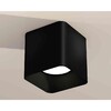 Миниатюра фото комплект накладного светильника ambrella light techno spot xs7806002 sbk черный песок (c7806, n7702) | 220svet.ru