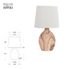 Миниатюра фото настольная лампа rivoli chimera 7072-503 б0057275 | 220svet.ru