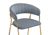 Миниатюра фото стул woodville kamelia 1 gray / gold 15471 | 220svet.ru