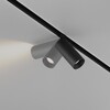 Миниатюра фото трековый магнитный светодиодный светильник maytoni focus led exility tr032-4-5wtw-m-dd2-b | 220svet.ru