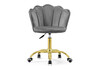 Миниатюра фото стул woodville bud grey / gold 15538 | 220svet.ru