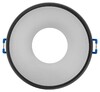 Миниатюра фото светильник встраиваемый декоративный эра dk100 bk под лампу mr16 gu5.3 черный б0055589 | 220svet.ru