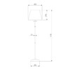 Миниатюра фото торшер eurosvet 01008/1 античная бронза | 220svet.ru