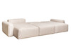 Миниатюра фото диван трехместный garda decor turin-tmn3-3s-koza3805-beg | 220svet.ru