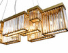 Миниатюра фото подвесная люстра delight collection broadway brushed ti-gold 2466 | 220svet.ru