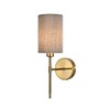 Миниатюра фото бра indigo plisse 13033/1w brass v000538 | 220svet.ru