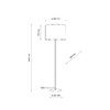 Миниатюра фото торшер tk lighting umberto 16033 | 220svet.ru