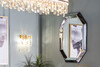 Миниатюра фото зеркало декоративное garda decor 19-oa-8171 | 220svet.ru