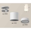 Миниатюра фото комплект накладного светильника ambrella light techno spot xs7401064 swh/fr белый песок/белый матовый (n7925, c7401, n7120) | 220svet.ru