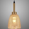 Миниатюра фото подвесная люстра reluce 09011-0.9-09 amber | 220svet.ru