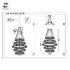 Миниатюра фото подвесная светодиодная люстра st luce tivoli sl1622.103.05 | 220svet.ru