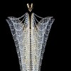 Миниатюра фото каскадная люстра artglass melanie dia 550x1000 ce | 220svet.ru