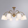 Миниатюра фото потолочная люстра arte lamp gracie a7301pl-8pb | 220svet.ru