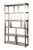 Миниатюра фото стеллаж 120*32,5*200см garda decor 58db-15868 | 220svet.ru