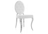 Миниатюра фото стул на металлокаркасе woodville odda белый 1641 | 220svet.ru