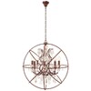 Миниатюра фото подвесная люстра loft it foucaults orb crystal loft1897/8 | 220svet.ru