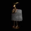 Миниатюра фото настольная лампа loft it lapine 10315/b grey fluff | 220svet.ru