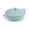 Миниатюра фото неглубокая форма для запекания pastel blue 4 л mc kitchen craft | 220svet.ru