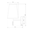 Миниатюра фото бра eurosvet milazzo 60137/1 хром | 220svet.ru
