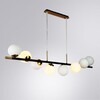 Миниатюра фото подвесная люстра arte lamp alcor a2224sp-8bk | 220svet.ru