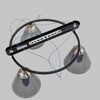 Миниатюра фото потолочная люстра imex md.5948-3-s-bk+ab | 220svet.ru