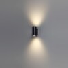 Миниатюра фото уличный фасадный светильник odeon light long 7142/24wl черный | 220svet.ru