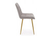 Миниатюра фото стул на металлокаркасе поворотный woodville челси 360 к латте (zd 290) / золотой np 632497 | 220svet.ru