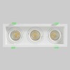 Миниатюра фото встраиваемый светильник crystal lux clt 068c3 wh | 220svet.ru