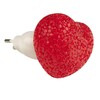 Миниатюра фото настенный светодиодный светильник (10325) uniel dtl-309-сердечко/red/1led/0,1w | 220svet.ru