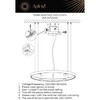 Миниатюра фото подвесной светодиодный светильник aployt jolanta apl.041.03.50 | 220svet.ru