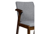 Миниатюра фото стул деревянный woodville artis cappuccino / grey 15414 | 220svet.ru
